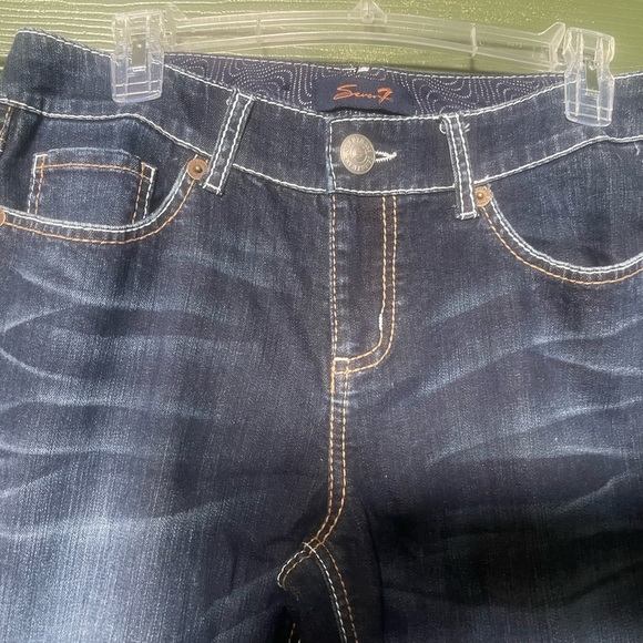 Seven7 NEW Brand size 8 Blue Denim Jeans - Picture 2 of 7